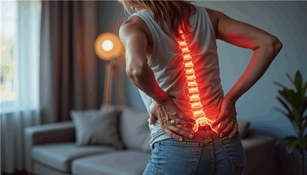 women sufferingfrom sciatica pain (1) woman suffering from sciatic pain